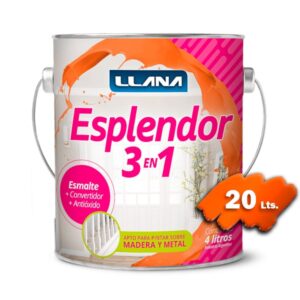 ESMALTE ESPLENDOR 3 en 1 brillante blanco x 20 litros - (ET1001-20L)