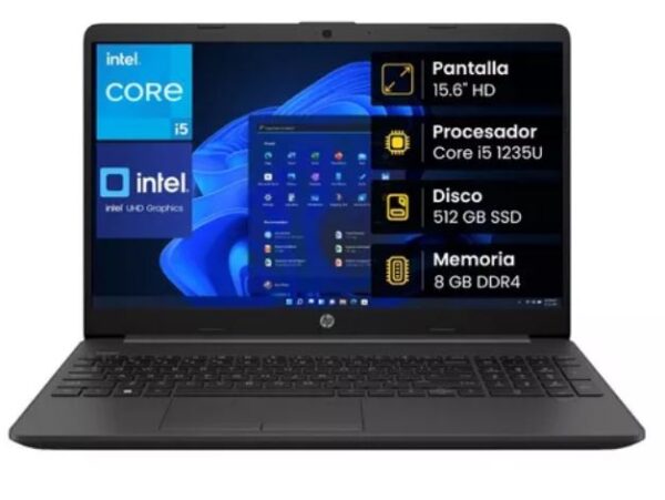 NOTEBOOK HP 250 G9 I5 1235u 8GB 512GB W11 ESP 15,6 FHD