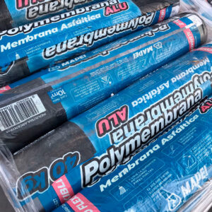 Membrana Mapei con aluminio, rollo 1x10 mt. x 35 Kg