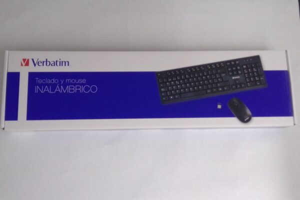 TECLADO Y MOUSE VERBATIM INALAMBRICO NEGRO - Imagen 2