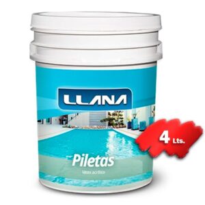 PINTURA ACR?LICO PARA PILETAS AL AGUA LLANA BLANCO X 4 LITROS - (VA057004)