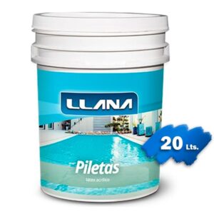 PINTURA ACRILICO PARA PILETAS AL AGUA LLANA BLANCO X 20 LITROS - (VA057020)
