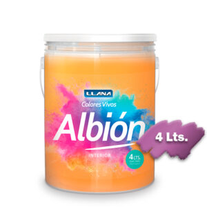 LATEX ALBION INT/EXT COLORES VIVOS NARANJA ORQUIDEA X 4 LITROS - (LT5604-4L)