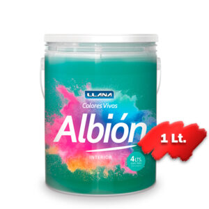 LATEX ALBION INT/EXT COLORES VIVOS VERDE ALOE X 1 LITRO - (LT5606-1L)