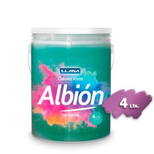 LATEX ALBION INT/EXT COLORES VIVOS VERDE ALOE X 4 LITROS - (LT5606-4L)