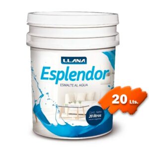 ESMALTE satinado blanco al agua x 20 litros - (EA002920)