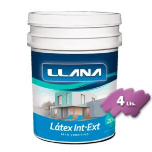LATEX LLANA INTERIOR-EXTERIOR ESPLENDOR BLANCO X 4 LITROS - (LT300004)