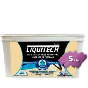PINTURA IMPERMEABLE BORDES Y PISOS ATERMICOS MARFIL X 5 LITROS - (LPA5M)