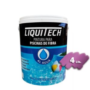 Pintura para piscinas de fibra LIQUITECH celeste Aruba x 4 litros (LPF4)
