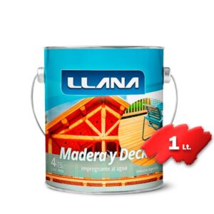 PROMADERA Y DECK IMPREGNANTE AL AGUA CAOBA X 1 LITRO - (PA0180-1L)