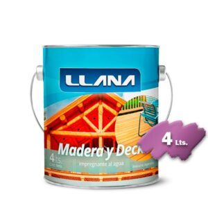 PROMADERA Y DECK IMPREGNANTE AL AGUA NATURAL X 4 LITROS - (PA0001-4L)