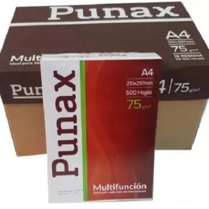 RESMA PUMAX A4 75gr CAJA X 5 RESMAS