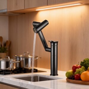 Kumai 6058 Griferia De Cocina Monocomando Giro 360°