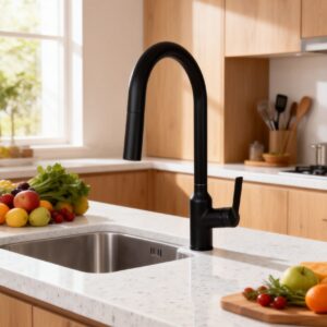 KUMAI 6061 Griferia De Cocina Monocomando Cuina Mesada 360°