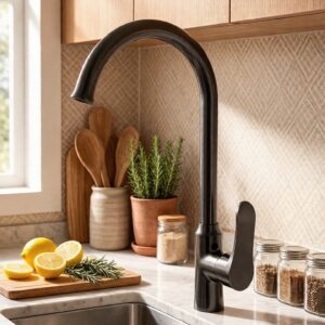 KUMAI JMXPCP Griferia De Cocina Monocomando Cuina Mesada 360°